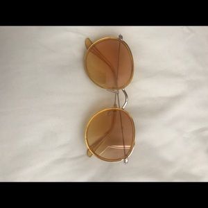 Urban Outfitters Yellow Hipster Sunglasses